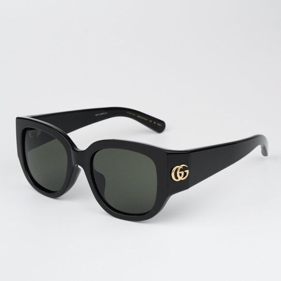 NEW Gucci GG1599SA 001 Black Grey Women Square Sunglasses GG 1599SA - Picture 8 of 15